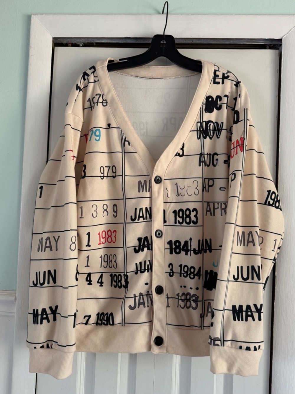LIBRARY “CARD-igan” Button Down Unisex